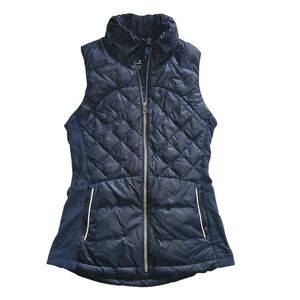 Lululemon Navy Down For A Run Goose Down Puffer Vest Size 6